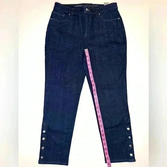 Chicos Womens So Slimming Girlfriend Slim Leg Ankle Jeans Size 30R - Picture 3 of 9